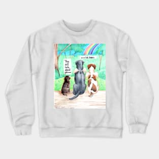 Angel Lab and Spaniel Crewneck Sweatshirt